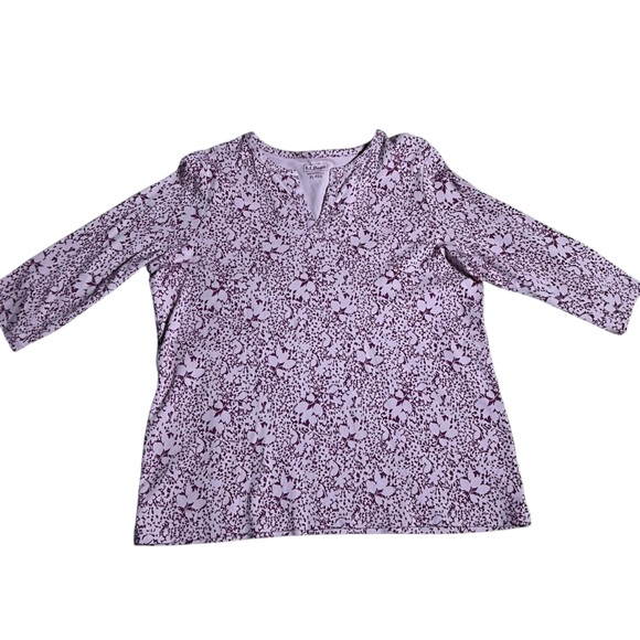 L.L. Bean Tops - L.L. Bean - Womens Floral Top Sz. XL
